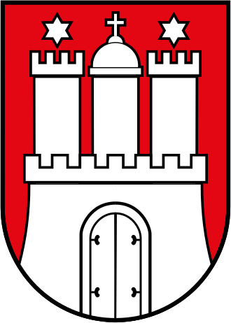 Stadtwappen von Hamburg
